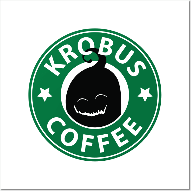 Stardew valley Krobus Bucks Coffee Wall Art by Madelyn_Frere